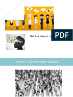 TEMA 6. Los Estratos Sociales - 2021-2022