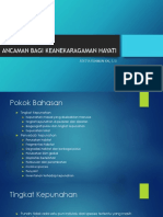 Pertemuan Ke-2 Dan Ke-3 Ancaman Bagi Keanekaragaman Hayati