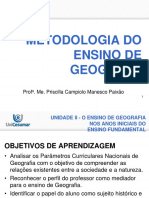 Ensino de Geografia nos Anos Iniciais