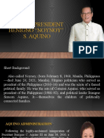 Former President Benigno "Noynoy" S. Aquino