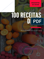 100 Receitas Detox. DESAFIO 23 DIAS