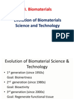 Evolution of Biomaterials: From Biomimetics to Tissue Engineering