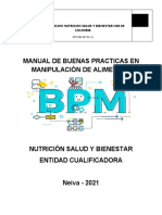 Manual BPM alimentos NSB Colombia