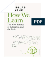 How We Learn: The New Science of Education and The Brain - Stanislas Dehaene