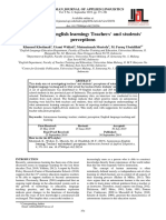 Autonomous English Learning: Teachers' and Students' Perceptions