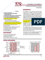 LTC6803 Linear Multicell Battery Monitor