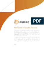 Clipping - Temas Que Mais Caem Nas Provas Do CACD