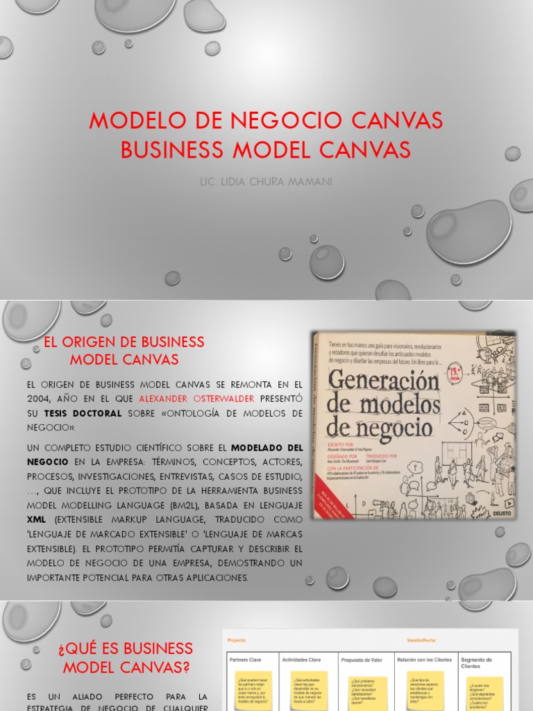 Business Model Canvas | Descargar gratis PDF | Modelo de negocio ...