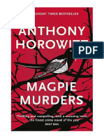 Magpie Murders: The Sunday Times Bestseller Crime Thriller With A Fiendish Twist - Anthony Horowitz