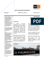 Safety Investigation Report: MV Bozdag