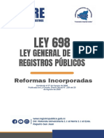 Ley General Registros Públicos Nicaragua