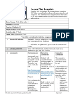 Lesson Plan Template: Dmin/quiz/61882b99 0ac0e7001ed09259 Dmin/quiz/61882b990 Ac0e7001ed09259