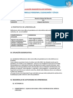 Solo Examen Evaluación Diagnóstica ARTE Y CULTURA 1RO