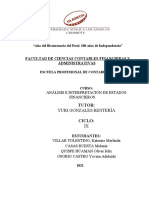 Análisis e Interpretación de Estados Financieros