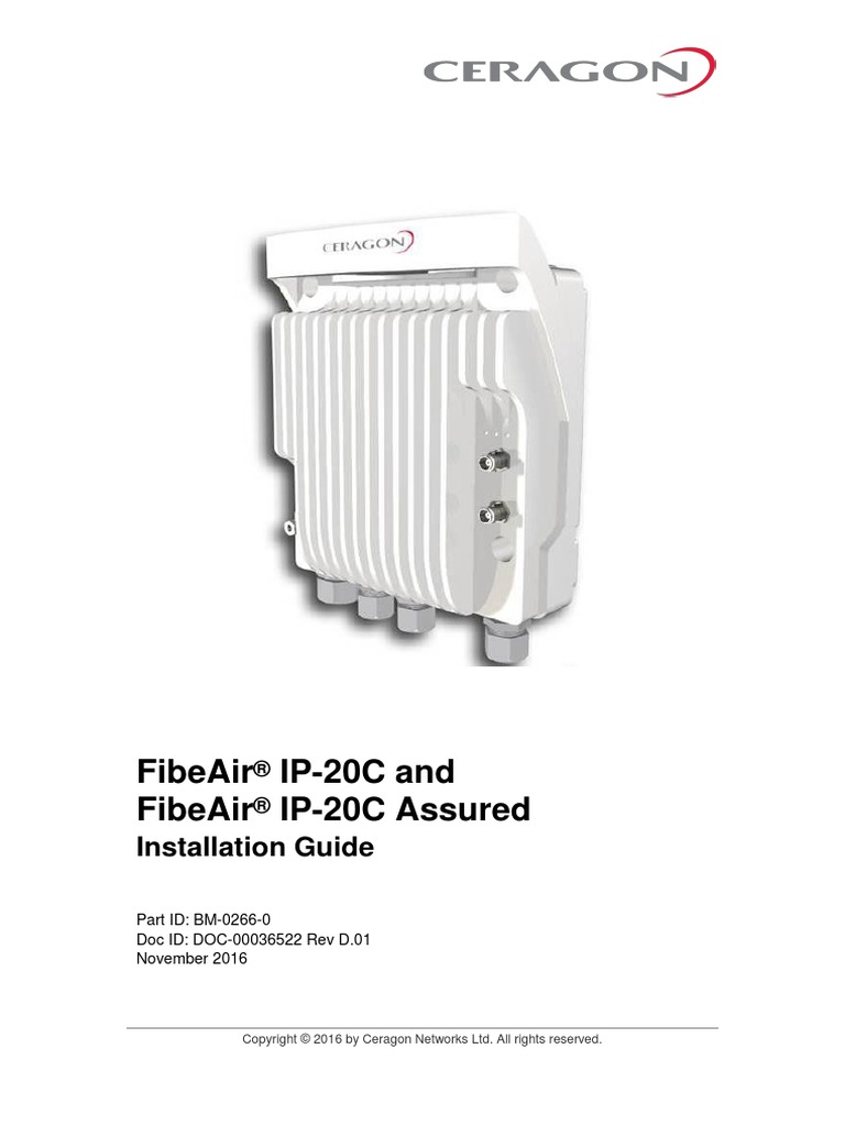 CERAGON FBEAR RADO P 20A 1RU/5 SLOT BASE 2X48V TCC B2 XG MC RMC A