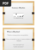 Sentence Rhythm PDF