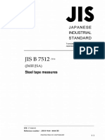 JSA JIS B 7512-2016 Stell Measure Tape