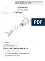 Propeller Shaft Location Index: 2008 Mazda MX-5 Miata Grand Touring 2008 Mazda MX-5 Miata Grand Touring