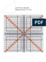 7.10 Matriz Base - Diagonais e Eixos V11 e H11