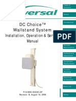 DC Choice Wallstand System: Installation, Operation & Service Manual