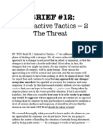 PDF BRIEF #12 -- INTERACTIVE TACTICS - THE THREAT