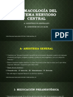 Farmacología Del Sistema Nervioso Central. Anestesicos