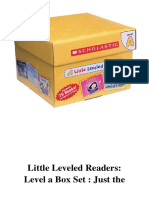 Little Leveled Readers: Level A Box Set: Just The Right Level To Help Young Readers Soar! - Scholastic Teaching Resources