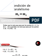 Condición de Paralelismo - Ejercicio 2