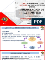 FORMULACION HIPOTESIS - DIAPOSs