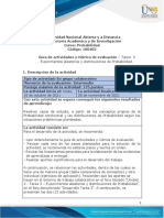 Guía de Actividades y Rúbrica de Evaluación – Tarea 3 – Experimentos Aleatorios y Distribuciones de Probabilidad