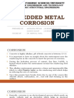 Embedded Metal Corrosion: National Forensic Sciences University