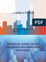 Paradigma Promosi Dalam Marketing