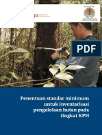 Penentuan Standar Minimum Untuk Inventarisasi Pengelolaan Hutan Pada Tingkat KPH