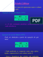 Equaoes de Estado Cubicas v a b v Rt p