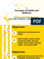 Concepts of Health and Wellness: Rachel S. Dionela, RMT