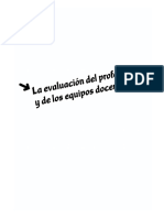 La Evaluación Del Profesorado y de Los Equipos Docentes