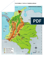 Mapa y Cordilleras