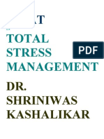 WHAT IS STRESS MANAGEMENT DR SHRINIWAS KASHALIKAR