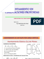 Asentamiento en cimentaciones profundas