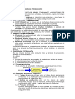 Función de producción y rendimientos marginales