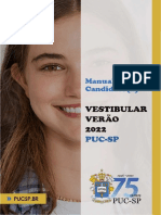 PUC-SP: Manual do Candidato ao Vestibular de Verão 2022