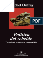 Política Del Rebelde - Michel Onfray