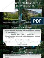 Snowlines and Treelines in The Tropical Andes:: Espinoza Junco, Luis Sebastián Barrios Pinto, Edwin Piero