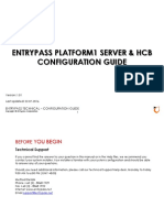 Entrypass Platform1 Server & HCB Configuration Guide
