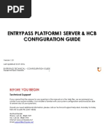 ENTRYPASS PLATFORM1 SERVER & HCB CONFIGURATION GUIDE