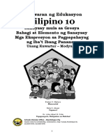 1stq g10 Week2 Filipino