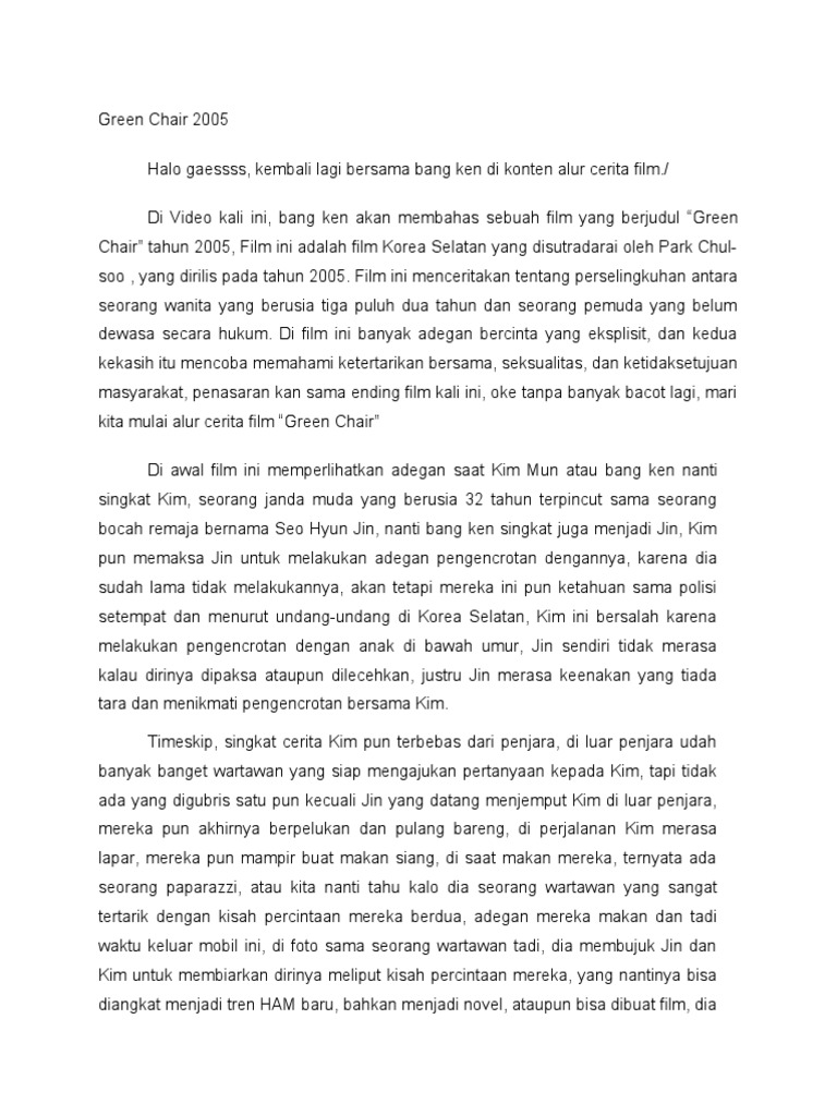 Green Chair 2005 PDF