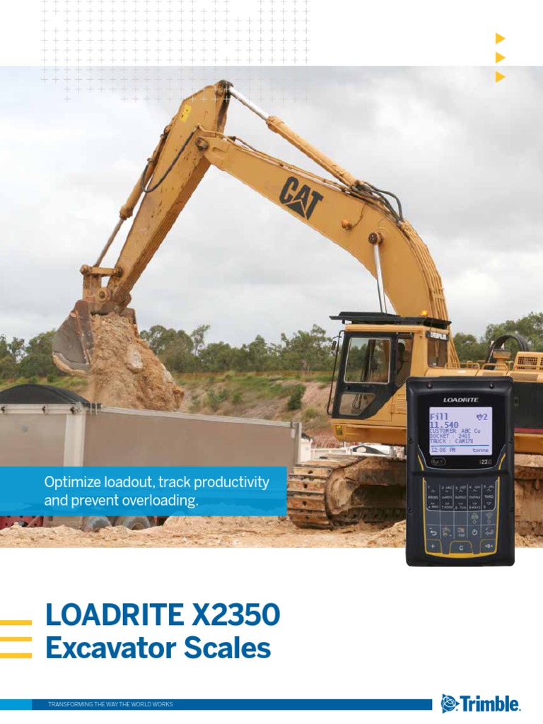 Brochure Loadrite - X2350 - Excavadoras | PDF | Truck | Printer (Computing)