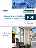 Sitech Presentación Loadrite 2020 - Excavadora