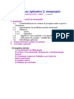 Exercício Aplicativo 2 Texto Inicial